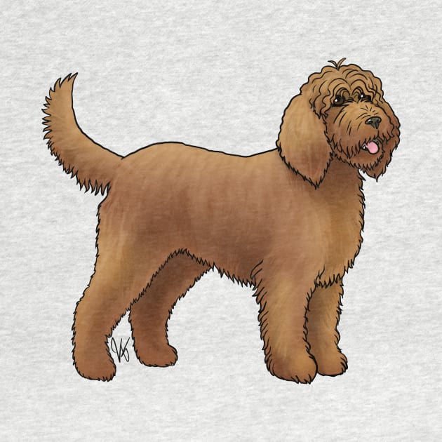 Dog - Otterhound - Brown by Jen's Dogs Custom Gifts and Designs